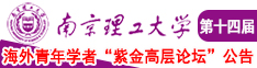 大吊操黑老骚逼南京理工大学第十四届海外青年学者紫金论坛诚邀海内外英才！